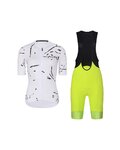 RIVANELLE maillot corto y pantalón corto - PASSION - blanco/amarillo/negro