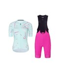 RIVANELLE maillot corto y pantalón corto - PASSION - azul/rosa