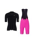 RIVANELLE maillot corto y pantalón corto - GRACE - negro/rosa