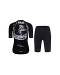RIVANELLE maillot corto y pantalón corto - MOONLIGHT - blanco/negro