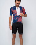 HOLOKOLO maillot corto y pantalón corto - CLASH - rojo/azul/negro