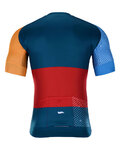 HOLOKOLO jersey de manga corta - ENGRAVE - rojo/naranja/azul