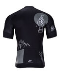 HOLOKOLO jersey de manga corta - BLACK OUT - blanco/negro