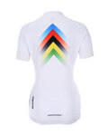 HOLOKOLO jersey de manga corta - HYPER LADY - arcoíris/blanco