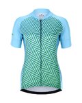 HOLOKOLO jersey de manga corta - DAYBREAK LADY - azul/verde