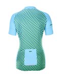 HOLOKOLO jersey de manga corta - DAYBREAK LADY - azul/verde