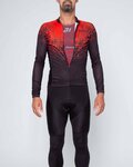 HOLOKOLO camiseta sin mangas - BREEZE - negro/rojo