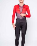 HOLOKOLO camiseta sin mangas - BREEZE - negro/rojo