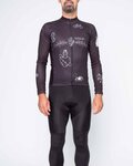 HOLOKOLO maillot largo y pantalón - BLACK OUT SUMMER - blanco/negro