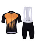HOLOKOLO maillot corto y pantalón corto - DUSK - negro/naranja