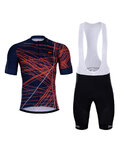 HOLOKOLO maillot corto y pantalón corto - CLASH - rojo/azul/negro