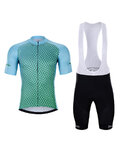 HOLOKOLO maillot corto y pantalón corto - DAYBREAK - azul claro/negro/verde