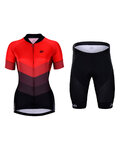 HOLOKOLO maillot corto y pantalón corto - NEW NEUTRAL LADY - rojo/negro