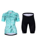 HOLOKOLO maillot corto y pantalón corto - BLOSSOM LADY - verde claro/multicolor