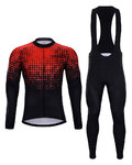 HOLOKOLO maillot largo y pantalón - FROSTED SUMMER - rojo/negro