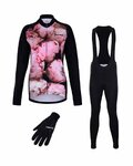 HOLOKOLO mega set - PEONY LADY WINTER - negro/rosa