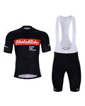 HOLOKOLO maillot corto y pantalón corto - OBSIDIAN - rojo/negro