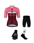 HOLOKOLO mega set - SPORTY LADY - blanco/rosa/granate/negro