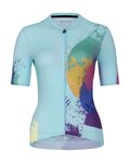 HOLOKOLO maillot corto y pantalón corto - SURPRISED ELITE LADY - azul claro/negro