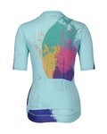 HOLOKOLO maillot corto y pantalón corto - SURPRISED ELITE LADY - azul claro/negro