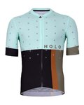HOLOKOLO jersey de manga corta - GRATEFUL ELITE - azul claro/negro