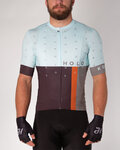HOLOKOLO jersey de manga corta - GRATEFUL ELITE - azul claro/negro