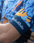 HOLOKOLO jersey de manga corta - PASSIONATE ELITE - blanco/naranja/azul