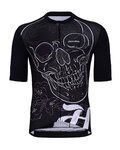 HOLOKOLO jersey de manga corta - CRAZY ELITE - negro/blanco