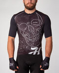 HOLOKOLO jersey de manga corta - CRAZY ELITE - negro/blanco
