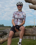 HOLOKOLO jersey de manga corta - CONFIDENT ELITE LADY - púrpura/blanco