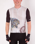 HOLOKOLO jersey de manga corta - AMAZING ELITE - negro/gris/blanco
