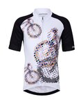 HOLOKOLO jersey de manga corta - RIDERS KIDS - negro/blanco