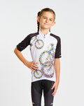 HOLOKOLO jersey de manga corta - RIDERS KIDS - negro/blanco