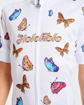 HOLOKOLO jersey de manga corta - BUTTERFLIES KIDS - blanco/multicolor