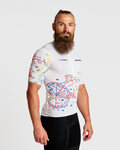 HOLOKOLO jersey de manga corta - MAAPPI ELITE - multicolor/blanco