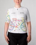 HOLOKOLO jersey de manga corta - MAAPPI ELITE LADY - multicolor/blanco