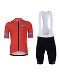 HOLOKOLO maillot corto y pantalón corto - RAINBOW - rojo/negro