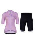 HOLOKOLO maillot corto y pantalón corto - SPARKLE LADY - negro/rosa
