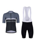 HOLOKOLO maillot corto y pantalón corto - SPORTY - gris/blanco/negro