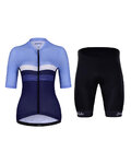 HOLOKOLO maillot corto y pantalón corto - SPORTY LADY - azul claro/azul/negro