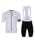 HOLOKOLO maillot corto y pantalón corto - HONEST ELITE - blanco/negro