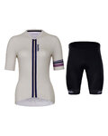 HOLOKOLO maillot corto y pantalón corto - HONEST ELITE LADY - negro/beige