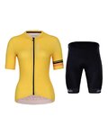 HOLOKOLO maillot corto y pantalón corto - JOLLY ELITE LADY - amarillo/negro