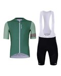 HOLOKOLO maillot corto y pantalón corto - KIND ELITE - verde/negro
