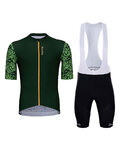 HOLOKOLO maillot corto y pantalón corto - CONSCIOUS ELITE - verde/negro