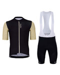 HOLOKOLO maillot corto y pantalón corto - RELIABLE ELITE - beige/negro