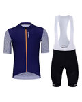 HOLOKOLO maillot corto y pantalón corto - GLAD ELITE - negro/azul