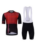 HOLOKOLO maillot corto y pantalón corto - AMOROUS ELITE - rojo/negro
