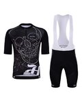 HOLOKOLO maillot corto y pantalón corto - CRAZY ELITE - negro/blanco