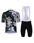 HOLOKOLO maillot corto y pantalón corto - CONFIDENT ELITE - blanco/negro